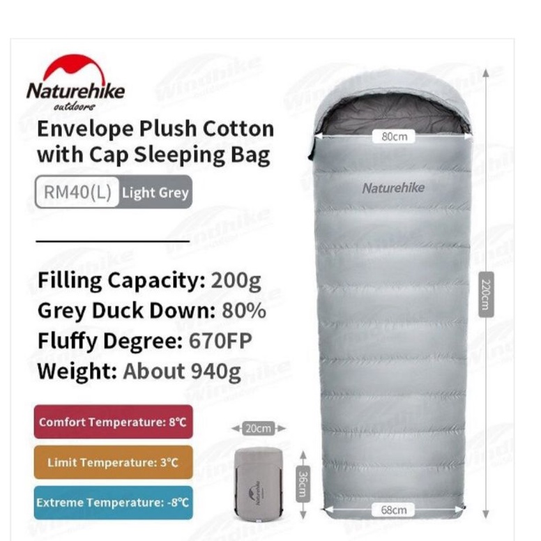 SLEEPING BAG NATUREHIKE NH22YD003 [B7]
