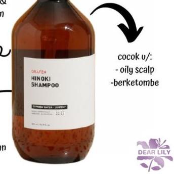 ✲ GRAFEN Root Booster Shampoo 500ml Shampoo / Hair Tonic 160 ml / Hinoki Shampoo 500 ml ۞