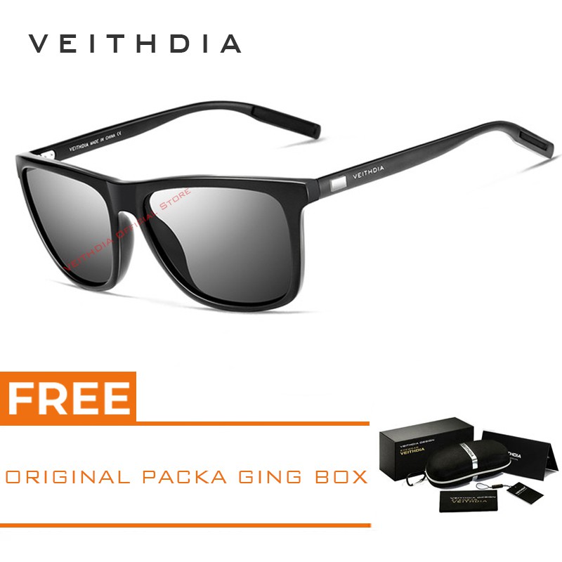 COD VEITHDIA Kacamata Hitam TR90 Retro Lensa Polarisasi COD VEITHDIA Kacamata Hitam TR90 Retro Lensa Polarisasi