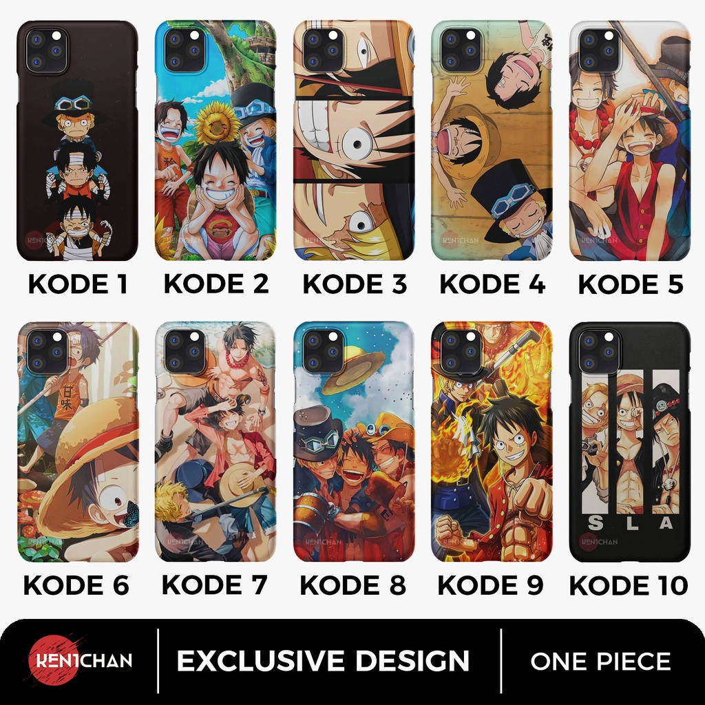 Case Custom ASL One Piece LUFFY ACE SABO 2 Anime