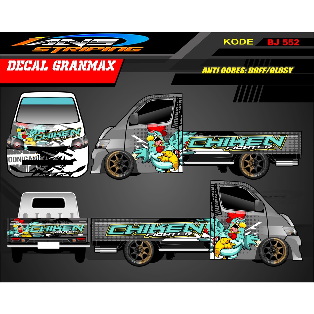 DECAL MOBIL GRANMAX / STICKER MOBIL PICK UP L300 CARRY / STICKER GRANMAX