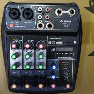 mixer audio alesis speed up 4ch usb-bluetooth