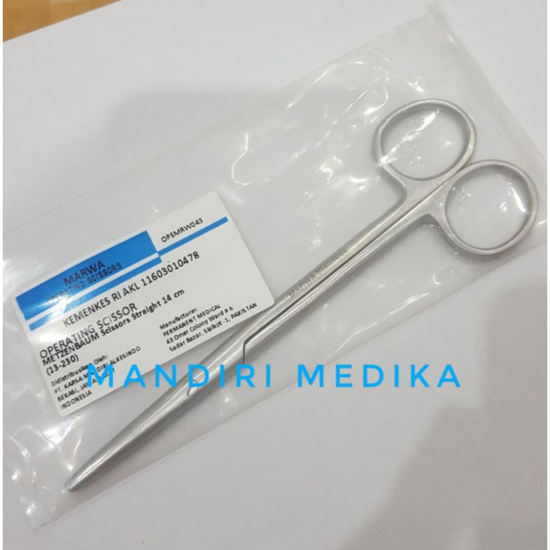 Gunting Metzenbaum 20cm Marwa