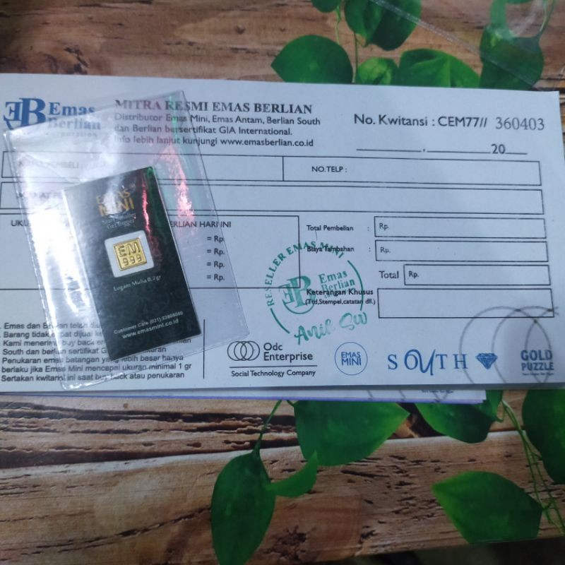 Emas Mini 0,2 gram