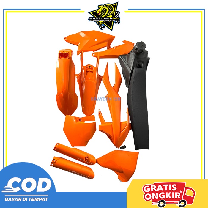 BODY SET KTM 85 2020 / Body set ktm 85 2020 Body fullset ktm 85 tahun 2020 plus jok dan tangki / BODY SET TRAIL BEBEK