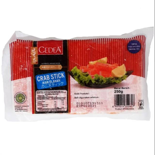 

CEDEA CRAB STICK 250GR | Gosend Bandung