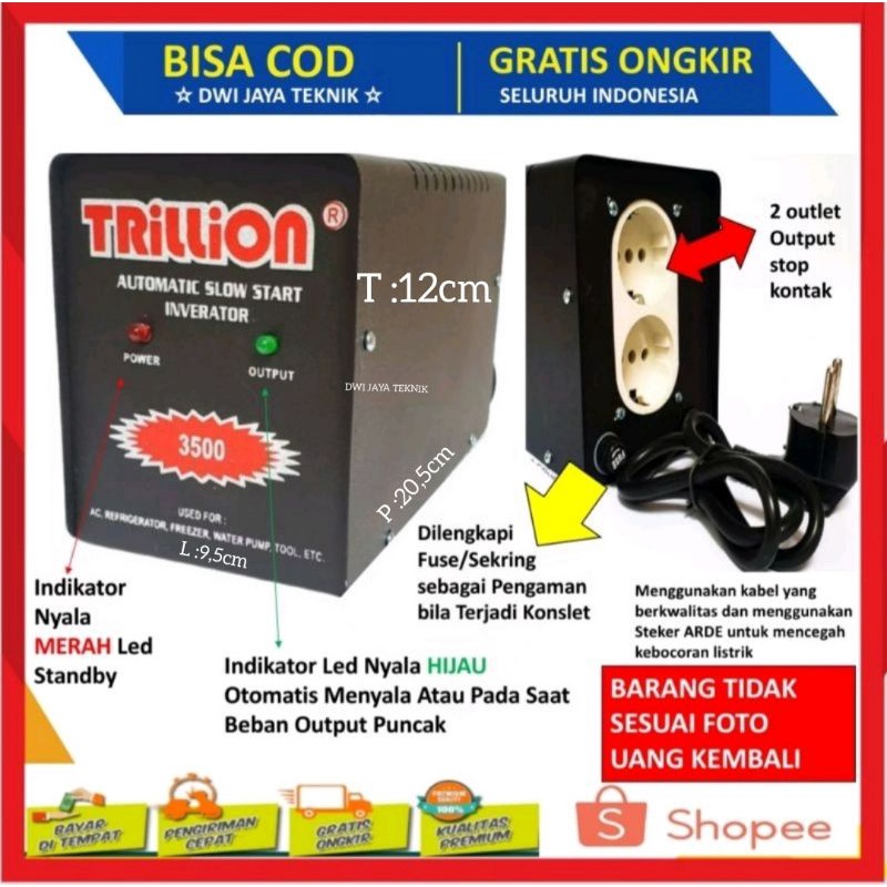TRILLION / VECTRA - INVERATOR ANTI JEGLEK (3500Watt / 3500W)