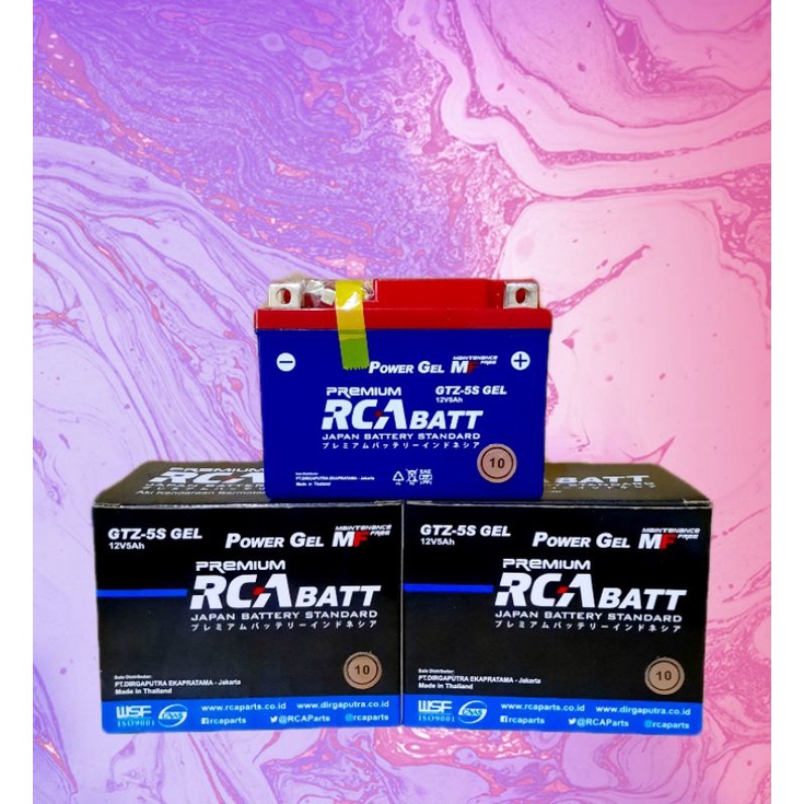 Aki Motor Kawasaki  ZX130, Ninja KBR Merk RCA BATT