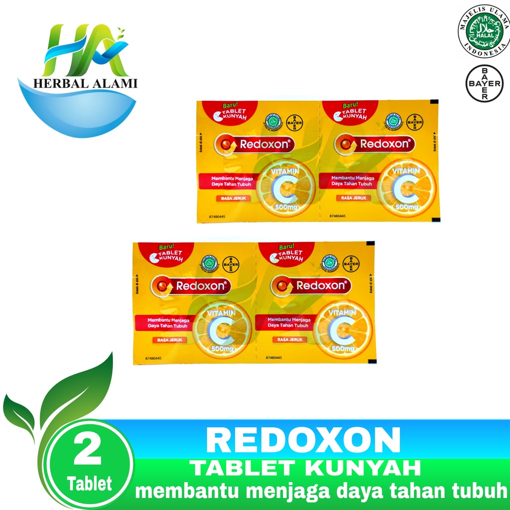 Redoxon Tablet Kunyah Strip Vitamin C 500mg