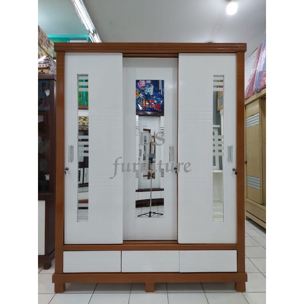 Lemari Baju Sleding JUMBO . Lemari Baju Bloktik , Lemari Pakaian JUMBO Sliding , Lemari Sliding Baju