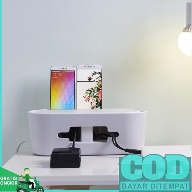 

(BISA COD) kotak organizer kabel charger management BERGARANSI Kode 1367