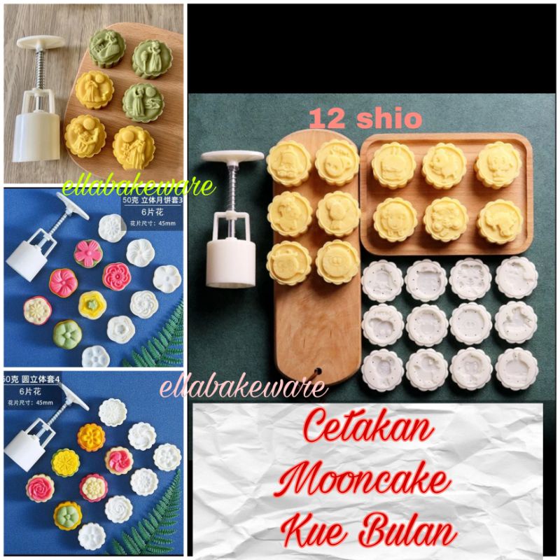 Cetakan Mooncake Kue Bulan kue kering 50 gr