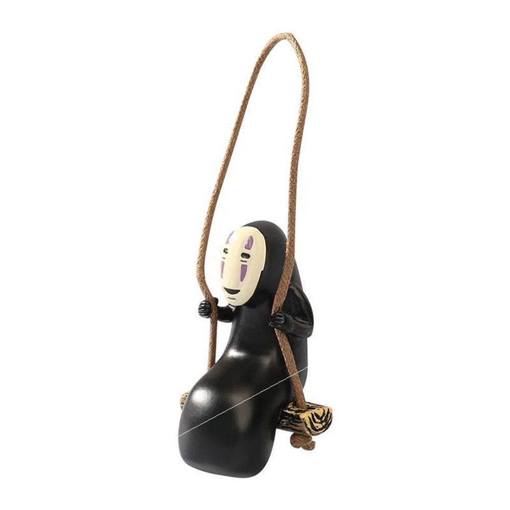 Mainan Boneka Anime Spirited Away No Face Man Miyazaki Hayao Tanpa Wajah Untuk Dekorasi Kaca Spion Mobil