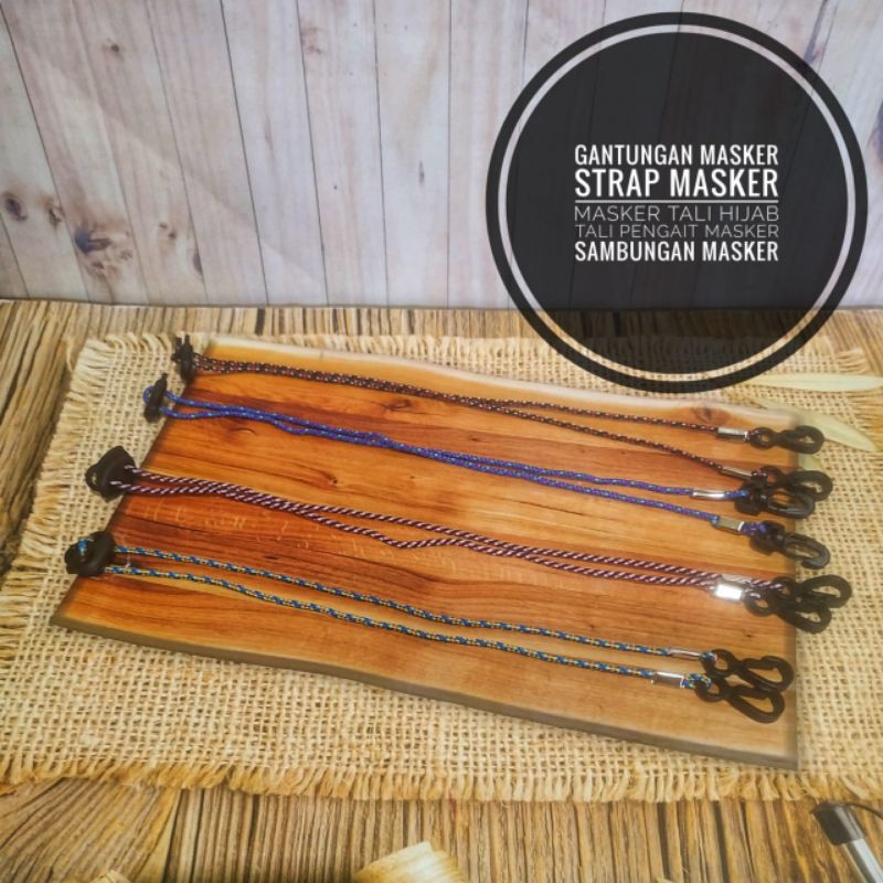 tali masker / strap masker / tali pengait masker / gantungan masker / konektor masker pria&wanita