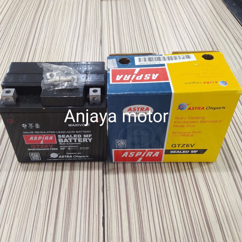 Aki Vario 150 125 GTZ6V Original Aspira ASTRA