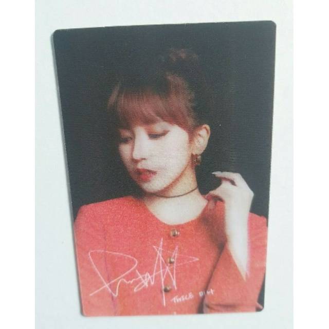 Photocard Lenticular Official Mina Twicelights