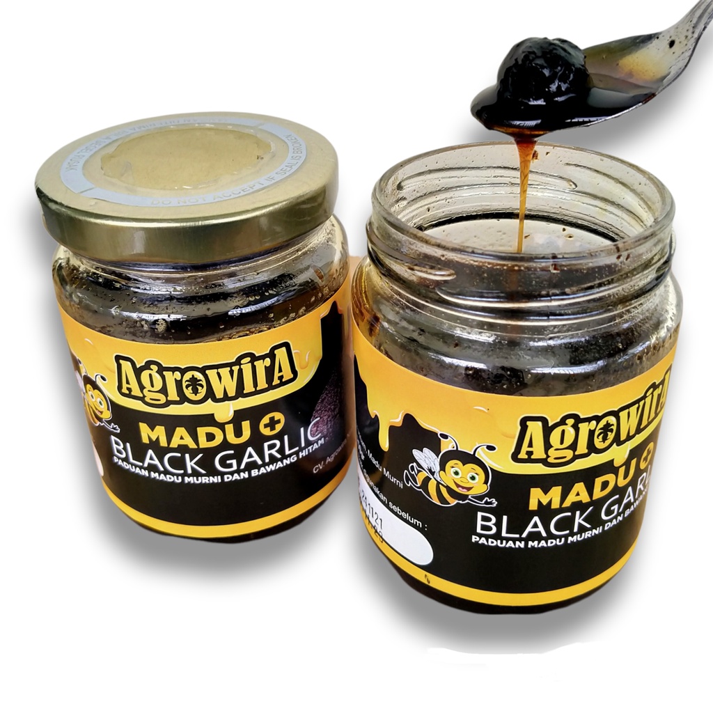 

Madu Bawang Hitam Lanang Black Garlic AGROWIRA Bawang Tunggal Hitam