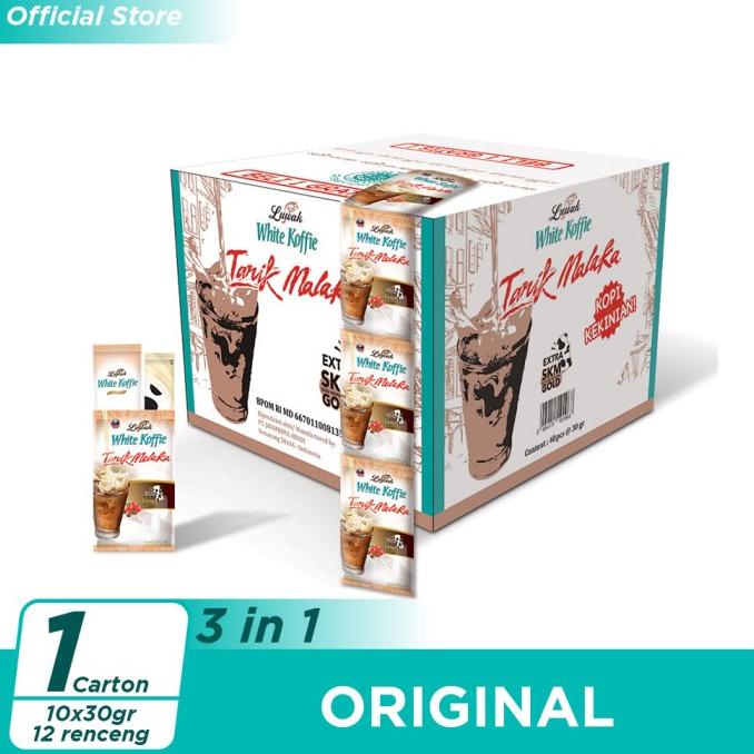 

Luwak White Koffie Tarik Malaka Renceng 10x30gr - 8 pcs [Carton] -Diskon Besar