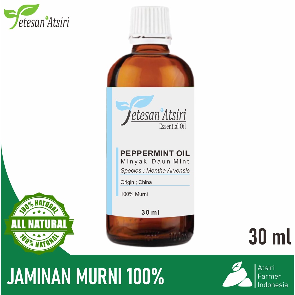 30ml minyak atsiri peppermint murni 100% peppermint pure essential oil aromatherapy diffuser