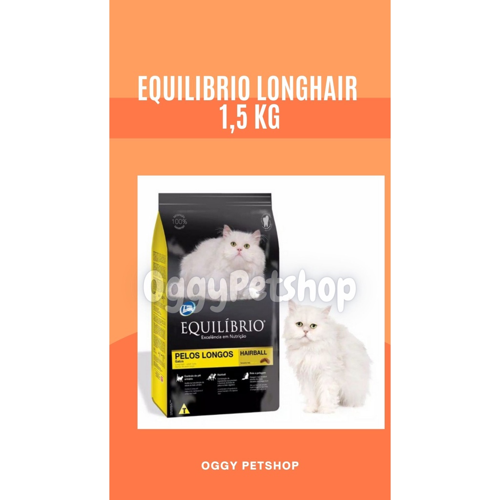 Equilibrio LONG HAIR/PELOS LONGOS 1,5kg Makanan Kucing / Cat Food Equil