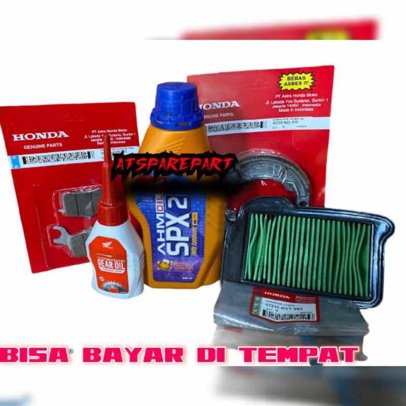 PROMO FLASH SALE ATS PAKET SERVICE SPX 2 AHM BEAT SCOOPY KARBULATOR KVY