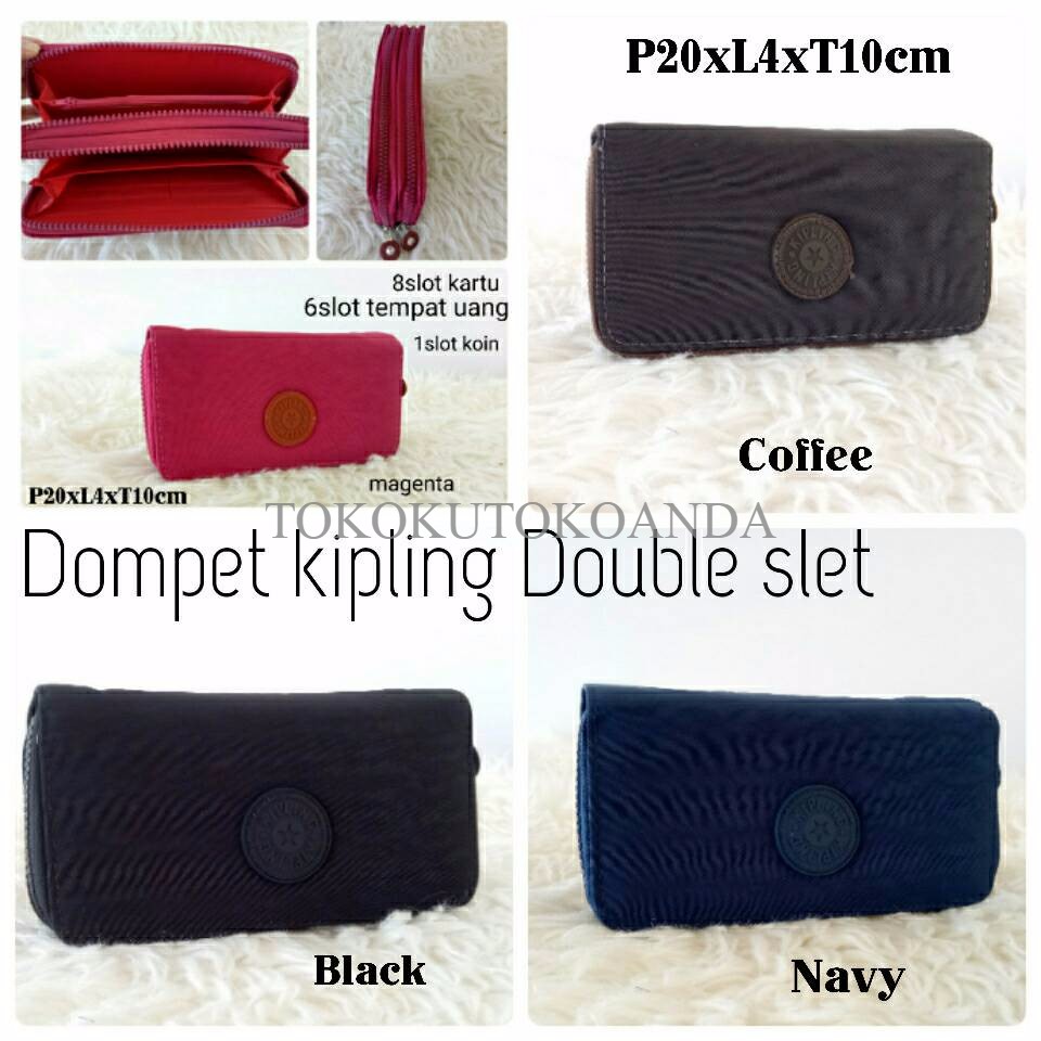 DOMPET KIPLING KARTU DOUBLE SLET