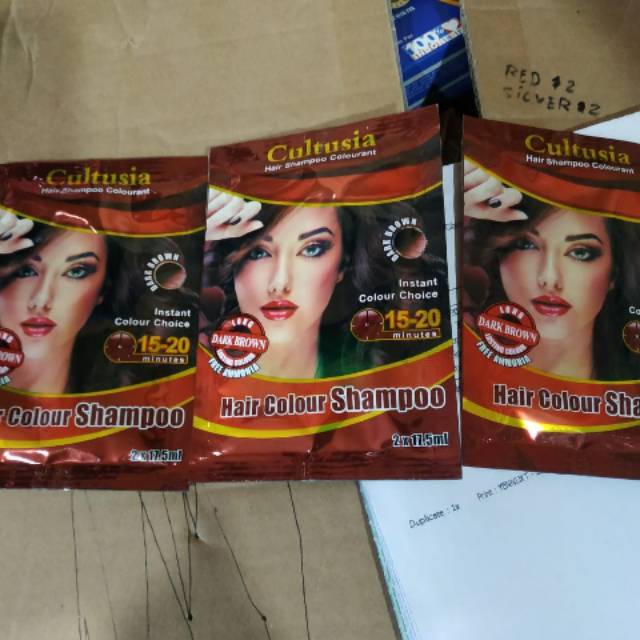 Hair colour shampoo by cultusia