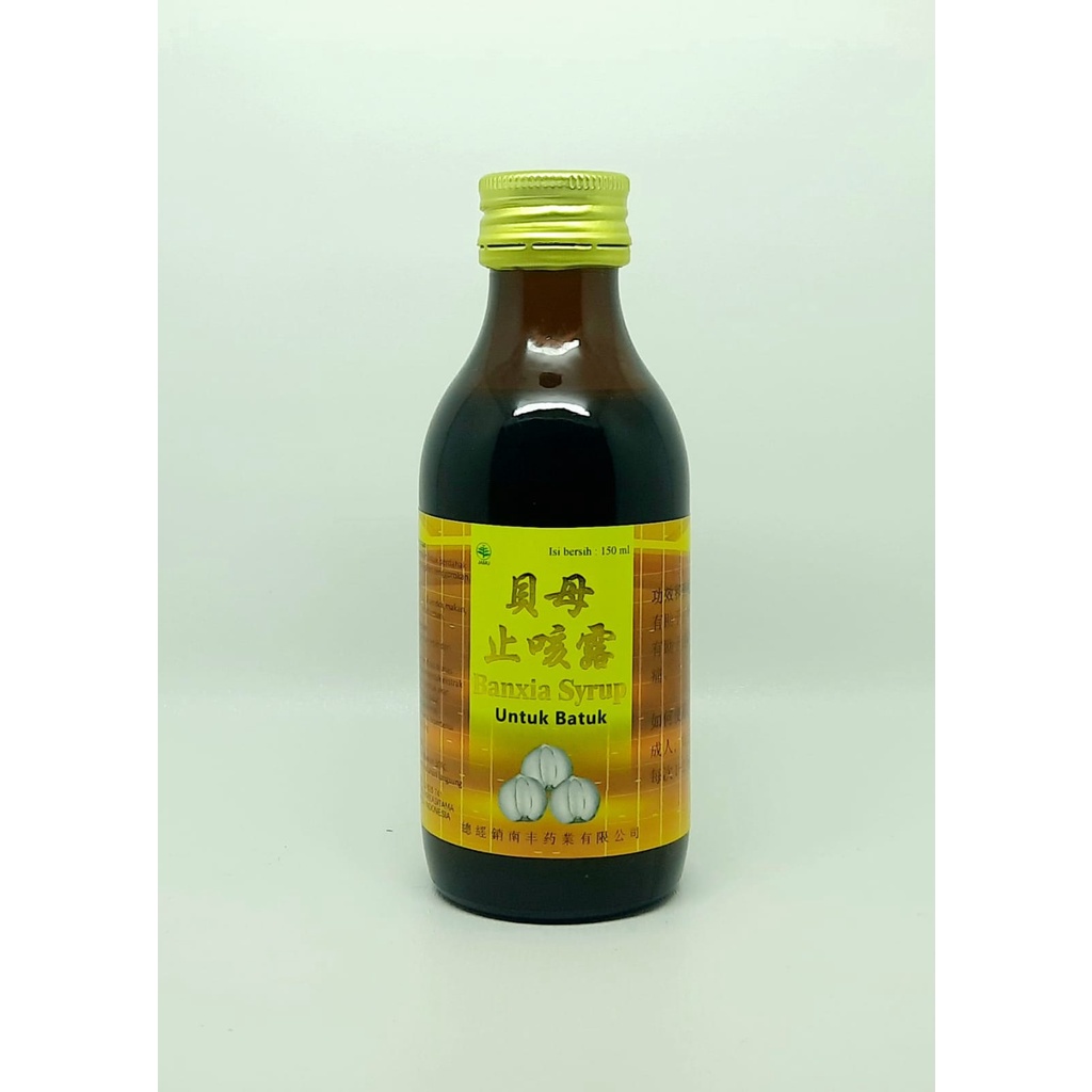 BANXIA SYRUP - obat batuk berdahak - batuk kering - sesak nafas herbal manjur