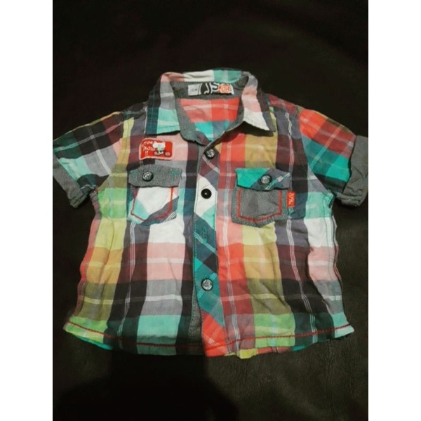 preloved JSP kemeja anak laki laki, baju anak, baju lengan pendek