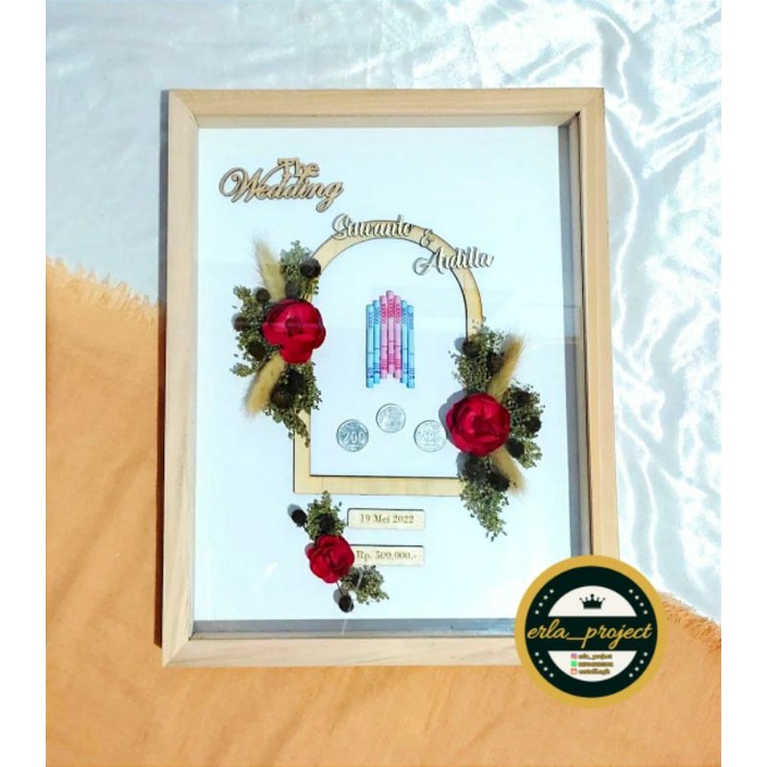 MAHAR RUSTIC TRANSPARAN UKURAN 30X40