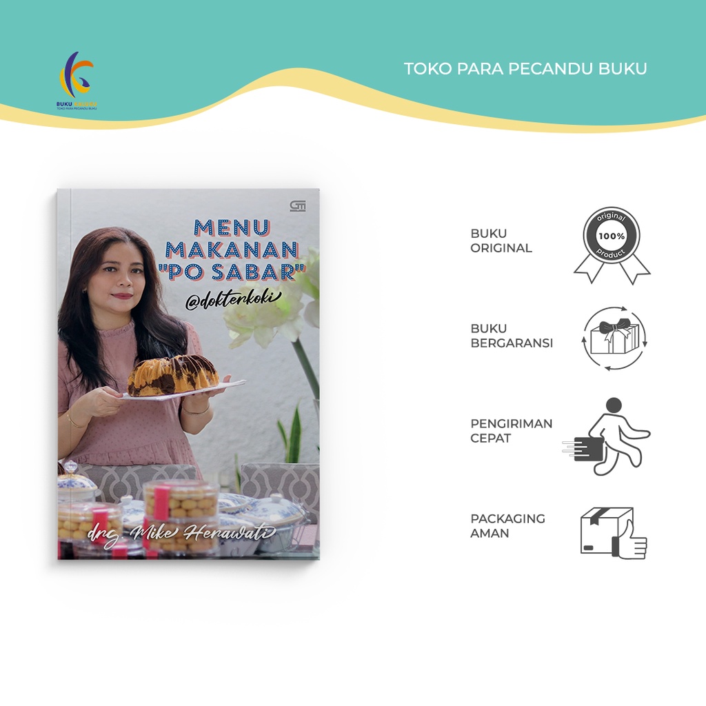 Buku Resep Masakan - Menu Makanan ' Po Sabar - Gramedia