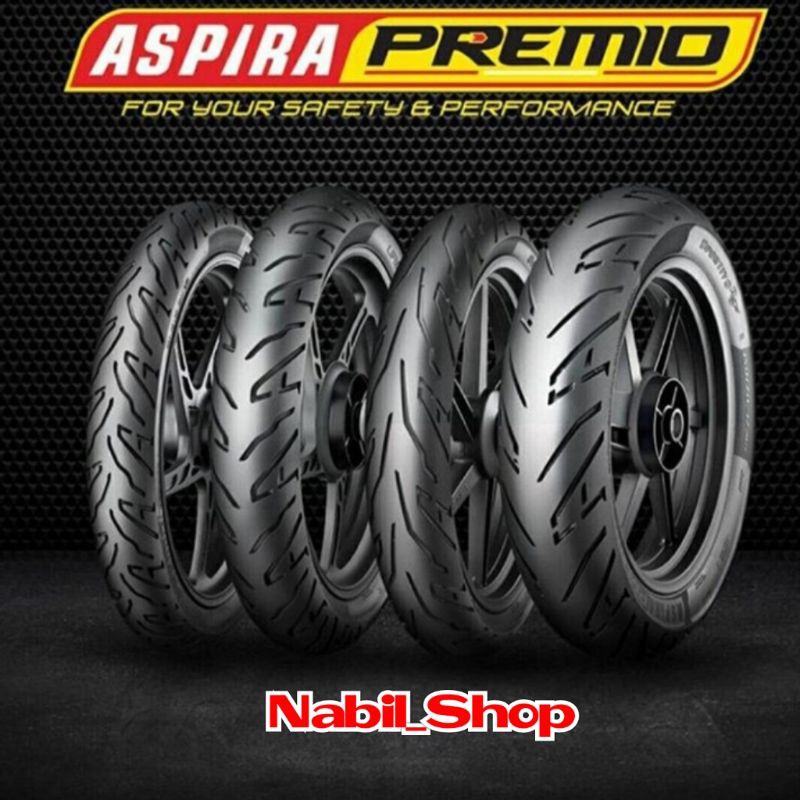 paket aspira Premio Sportivo 90/80-17 dan 100/80-17 Tubeless