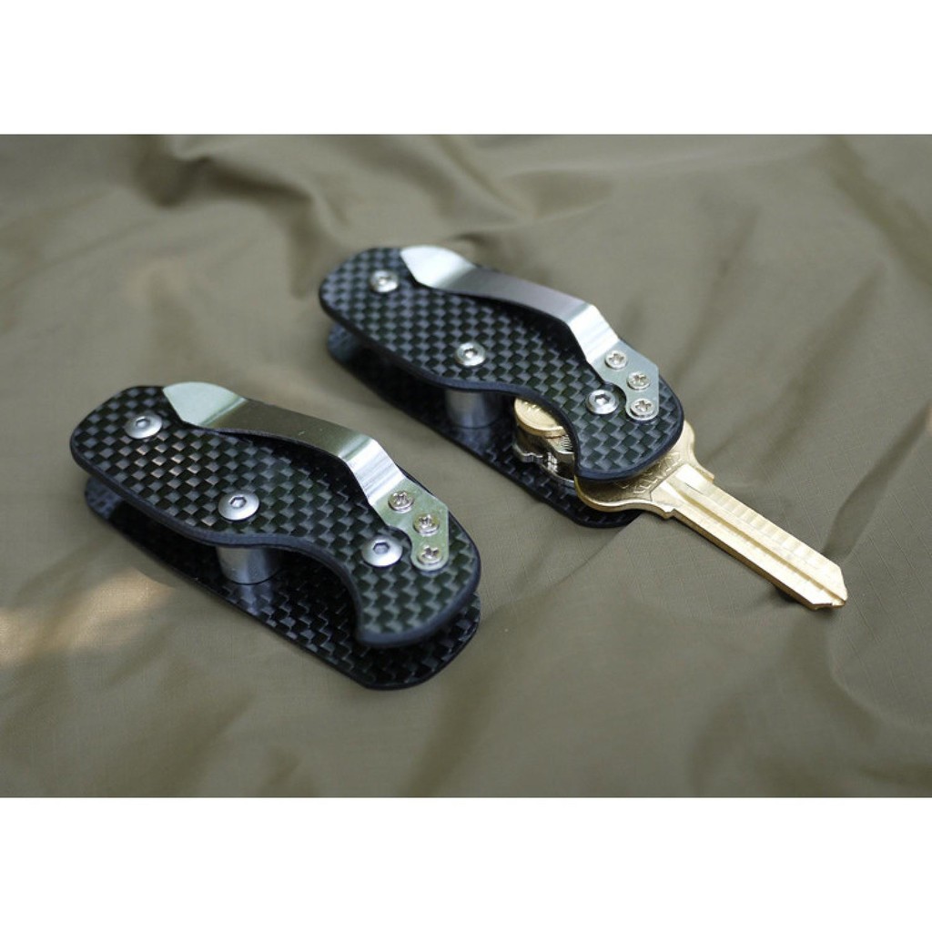 Termurah ! Key Holder Clip Aluminium Multifunctional EDC Tool - ZH111