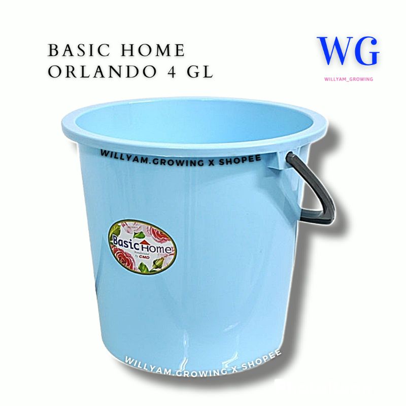 Ember plastik 15 liter basic home lion star orlando 4 gallon E-13