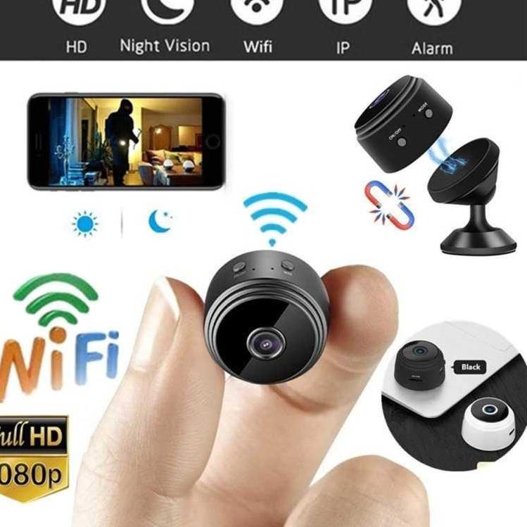 Bagus Banget.. Mini WiFi IP Camera CCTV 1080P / Kamera Camera Cctv Mini Tersembunyi Wifi Indoor Outd