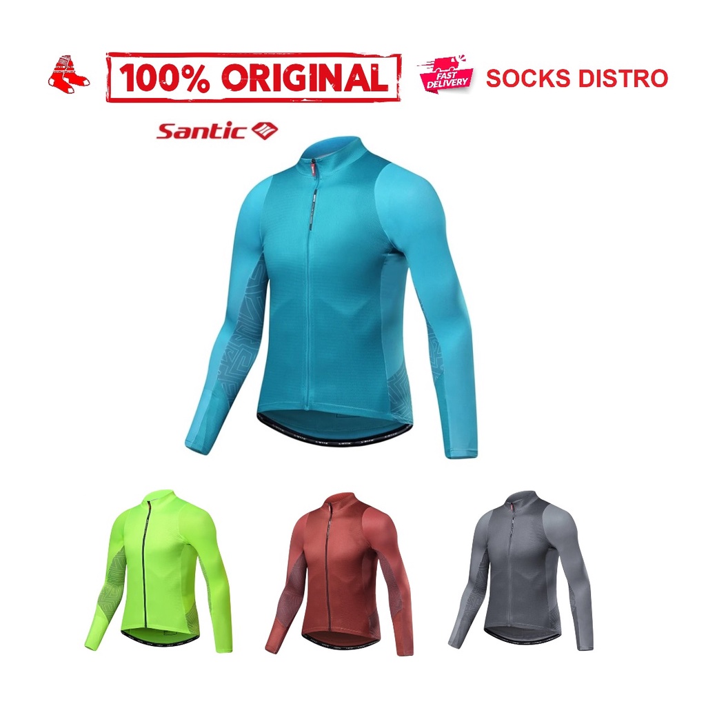 Santic Jersey Sepeda Lengan Panjang