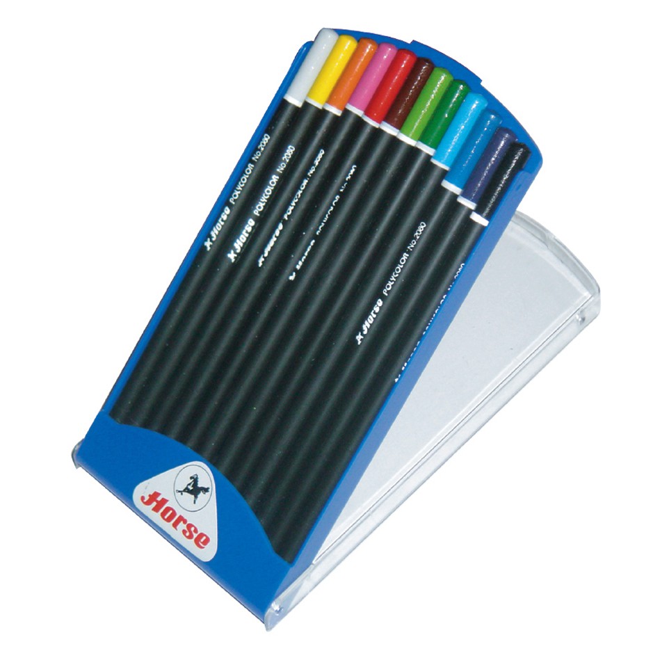 

Pensil Warna 12 Colors Black Barrel