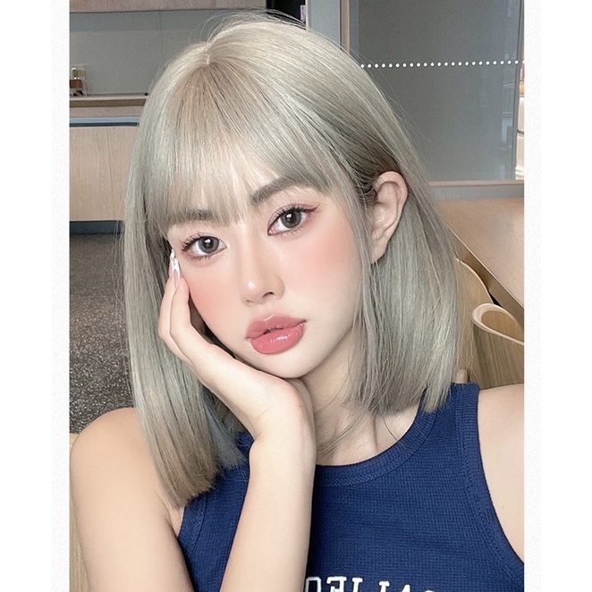 8586 full wig lisa wig korean bob bobo 32 cm