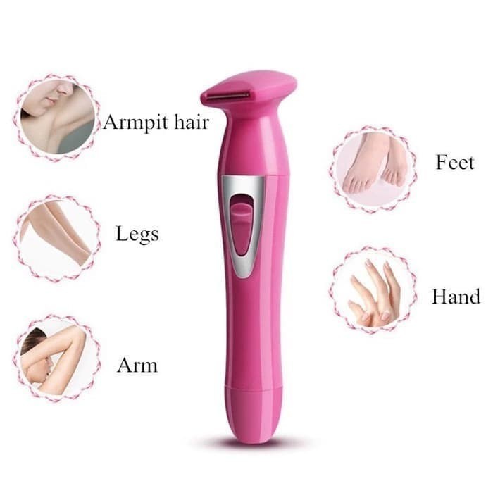 Hair Removal 4 in 1 , Cukur Alis , Penghilang Bulu Portable Chargeable