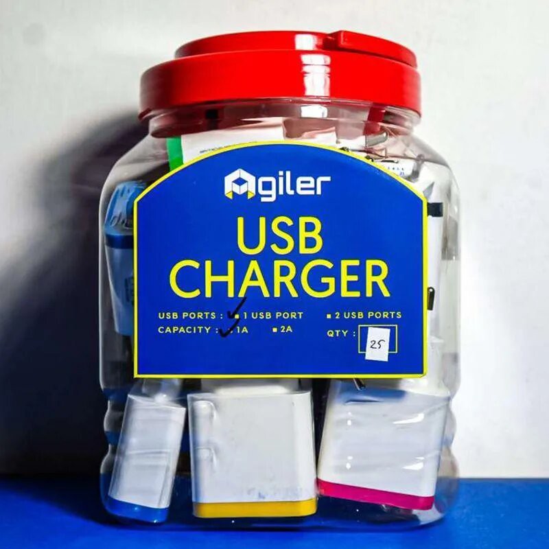 Agiler charger 25pcs 1A 1output