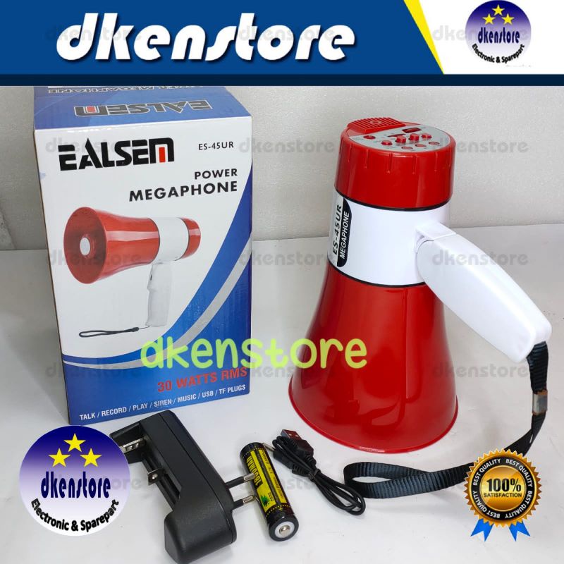 Megaphone Ealsem ES45UR spiker ES45 UR usb rekam