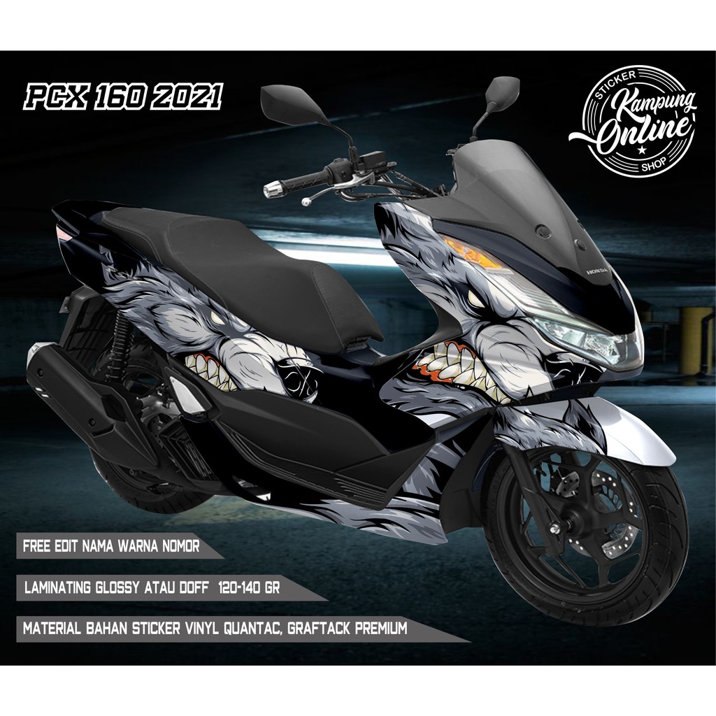 DECAL STIKER FULLBODY STRIPING STICKER VARIASI PCX 160/2021 VARIASI AKSESORIS MOTOR