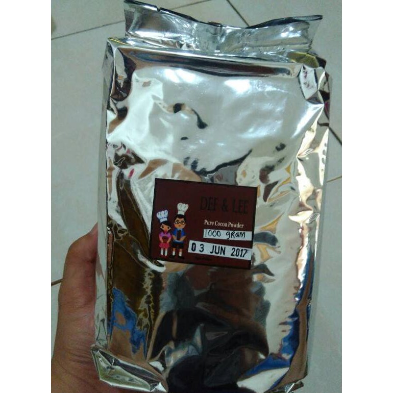 

Toko-Bahan-Kue- Pure Cocoa Chocolate Powder (Bubuk Coklat Murni) Pack 1000 Gram -Terlengkap-
