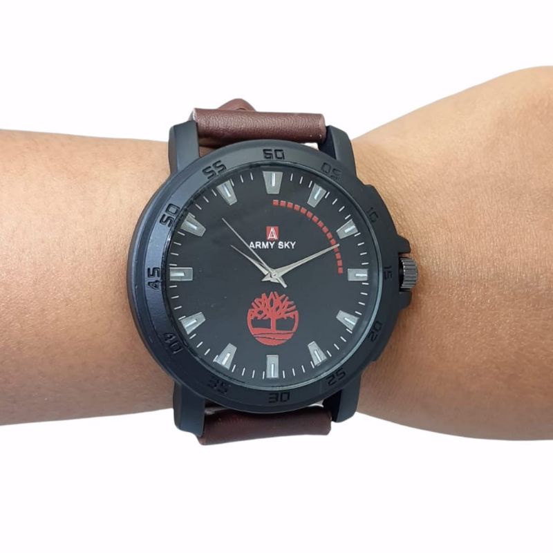 Jam Tangan Army Sky AR2 Kulit Original