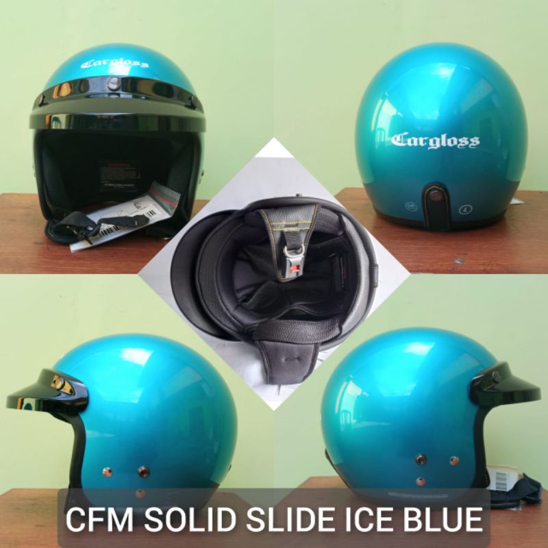 HELM CARGLOSS CFM &quot;ORI&quot; - BIRU (TOSSCA / MUDA / DOFF)