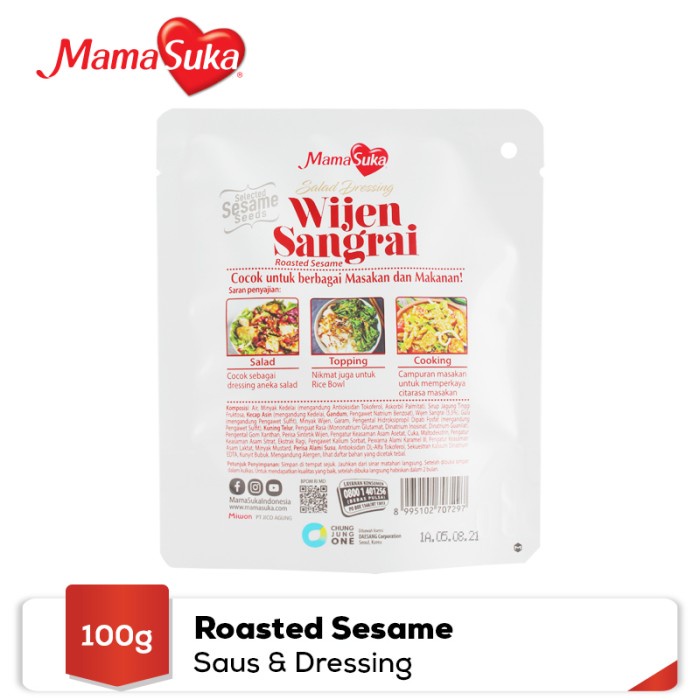 

SAUS-DRESSING- MAMASUKA ROASTED SESAME 100 GR -SAUS-DRESSING.