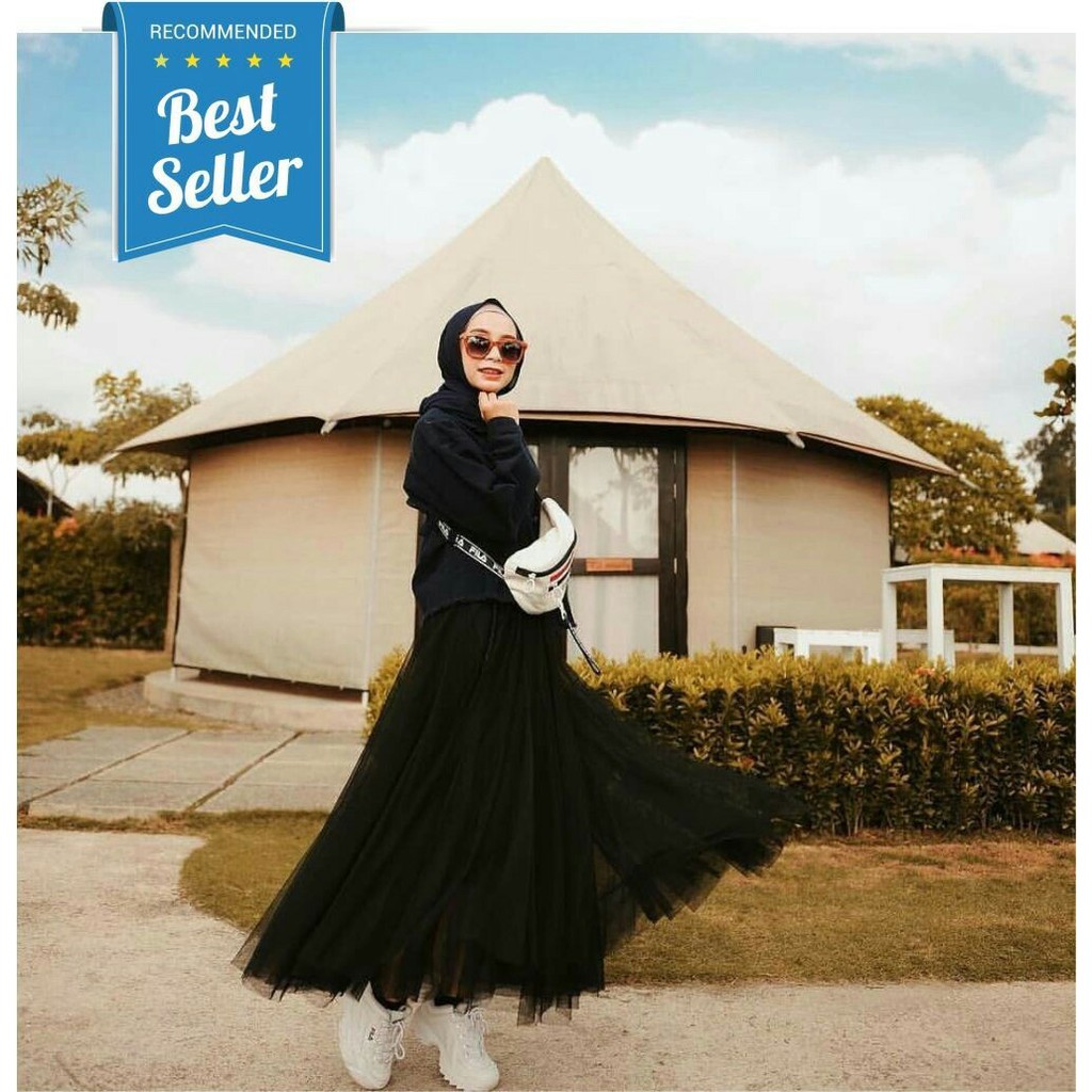 ROK TUTU POLOS Fashion Hijab Terbaru Shopee Indonesia