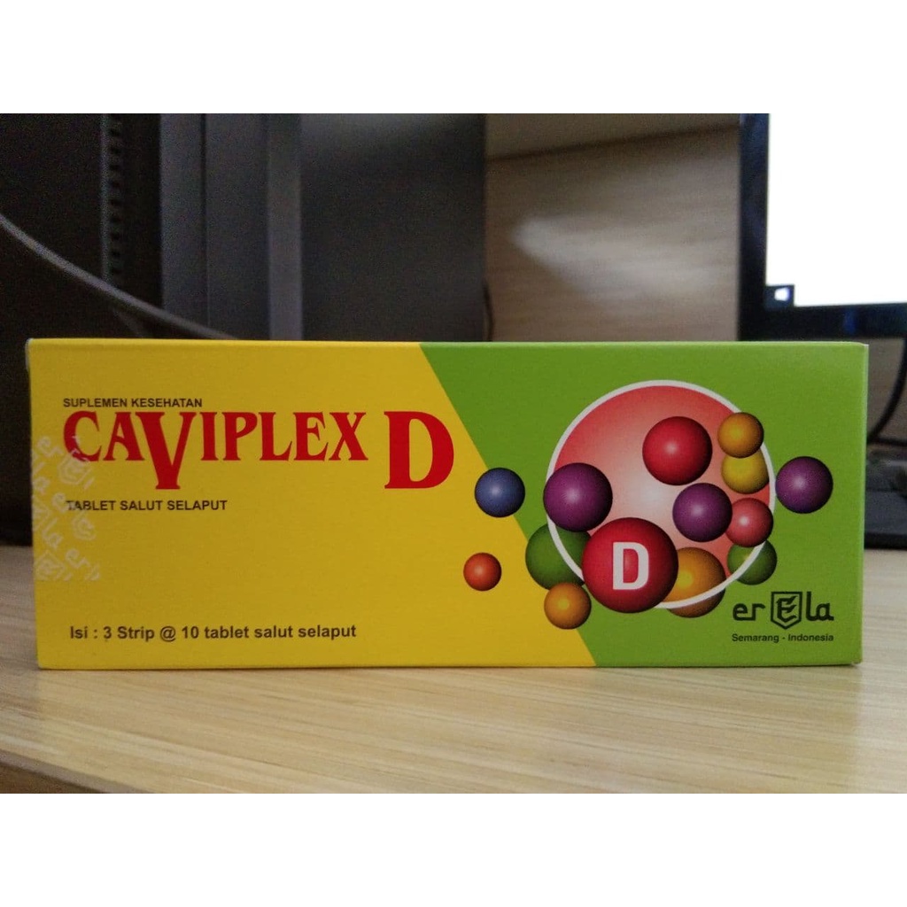 CAVIPLEX D3 1000 IU 1 STRIP 10TABLET VITAMIN DAYA TAHAN TUBUH