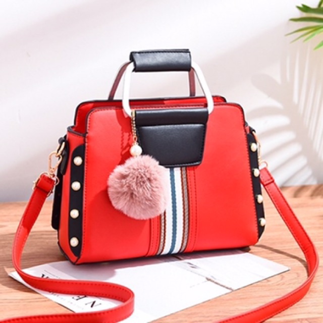Stripes bags tas selempang wanita slingbags wanita tas fashion tas wanita tas batam tas cewe murah