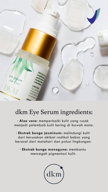 DKM Cream Eye Lift Collagen &amp; Serum BPOM kantung mata panda kerutan keriput penuaan dini